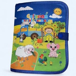Goliyean Montessori Busy Board Book - My First Farm - NEW